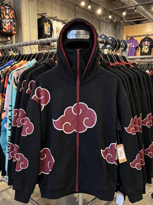 The Rogue Ninja Full-Zip Stealth Hoodie - Anime Streetwear