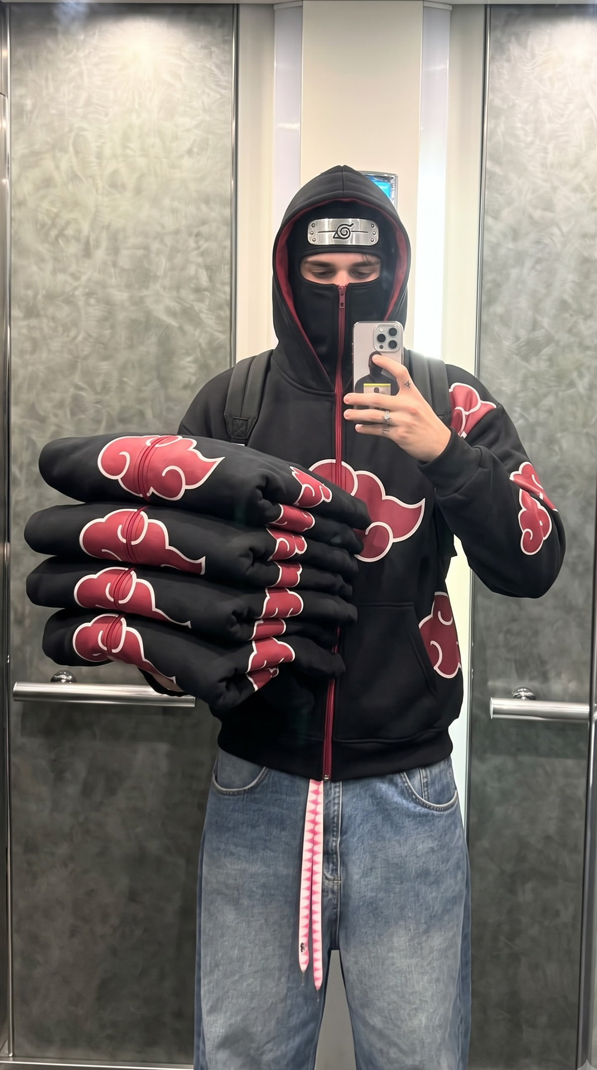 The Rogue Ninja Full-Zip Stealth Hoodie - Anime Streetwear